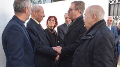 In pictures.. Ben Cheikh supervises the inauguration of the new headquarters of the National Association of National Security Retirees - Al-Hiwar Algeria