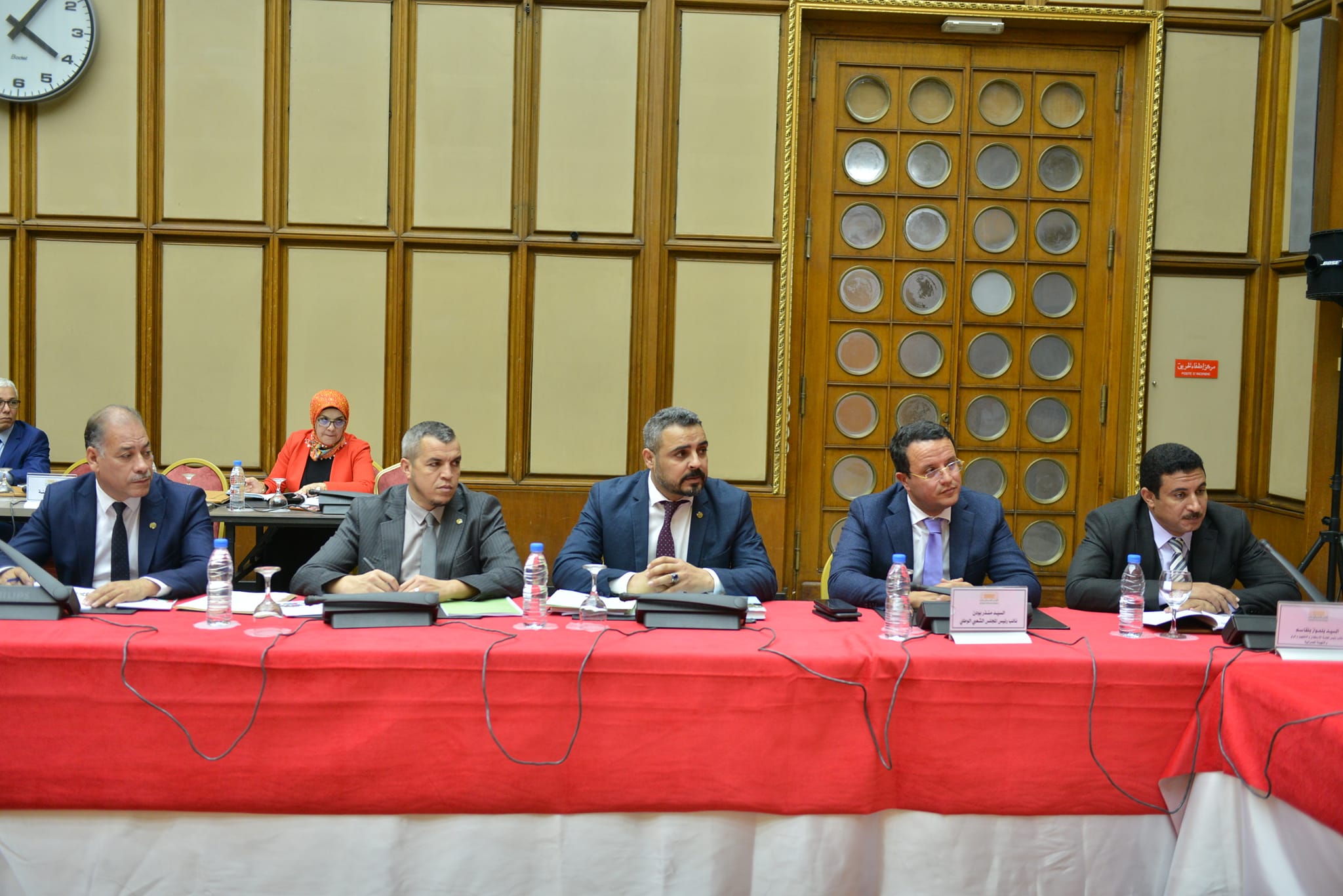 In pictures.. Boghali holds a second meeting to evaluate the inquiry missions of the Algerian Housing Committee - Al-Hiwar