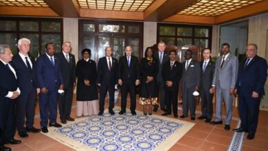 In pictures.. President Tebboune receives the heads of the delegations participating in the forum on the citizen's right to access the constitutional judiciary - Al-Hiwar Al-Jazaeryia