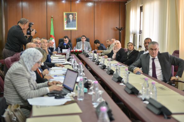 In pictures.. The Transportation Committee of the National People's Assembly listens to the director of the Constantine Airport Management Company - Al-Hiwar Algeria