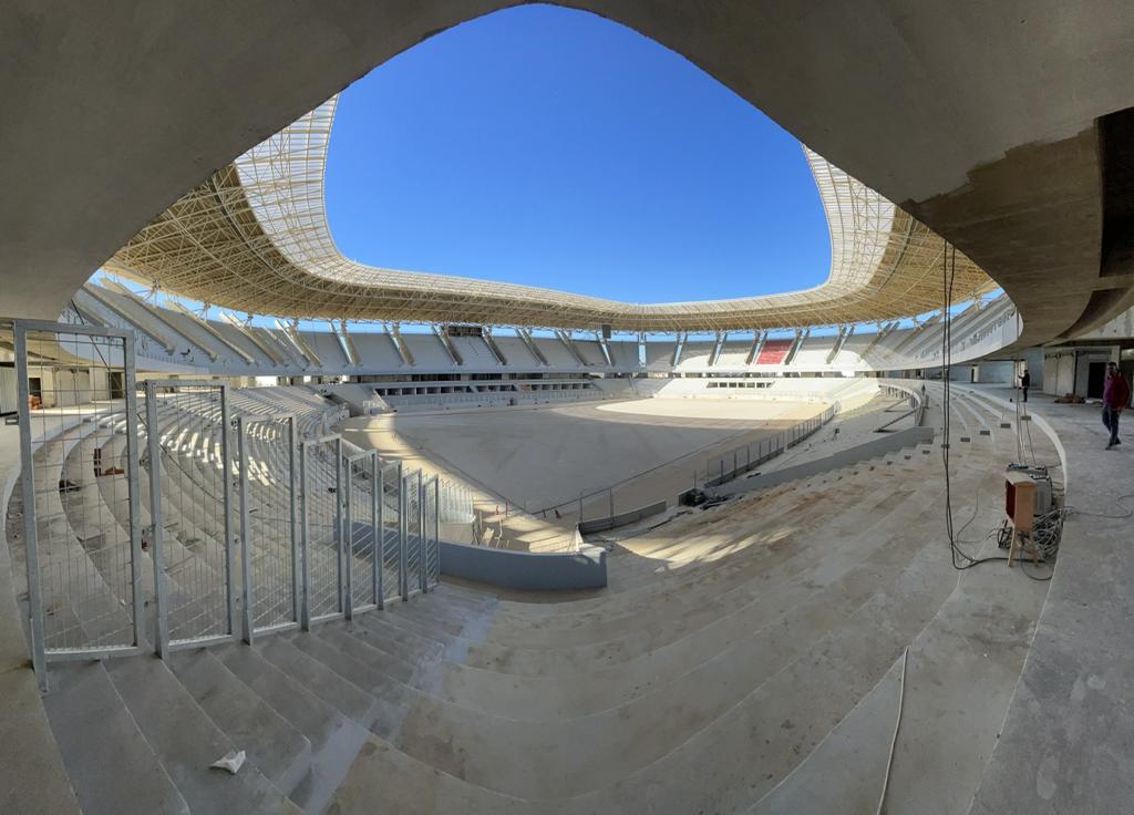 In pictures.. a roadmap for the completion of the works of the Douira stadium next year - Al-Hiwar Al-Jazairia