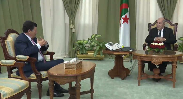 President Tebboune receives Elias Zerhouni - Al-Hiwar Al-Jazaeryya