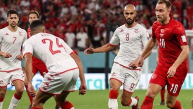 The Tunisian team imposes a tie on Denmark - Al-Hiwar Algeria