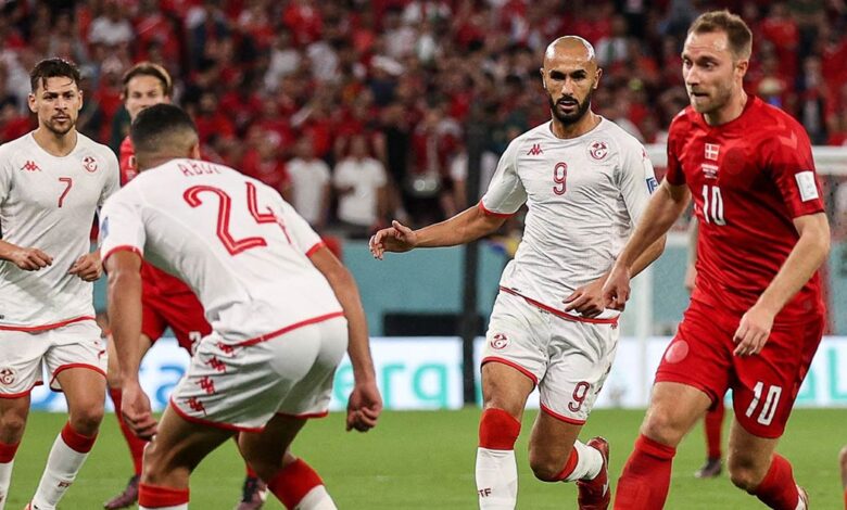 The Tunisian team imposes a tie on Denmark - Al-Hiwar Algeria