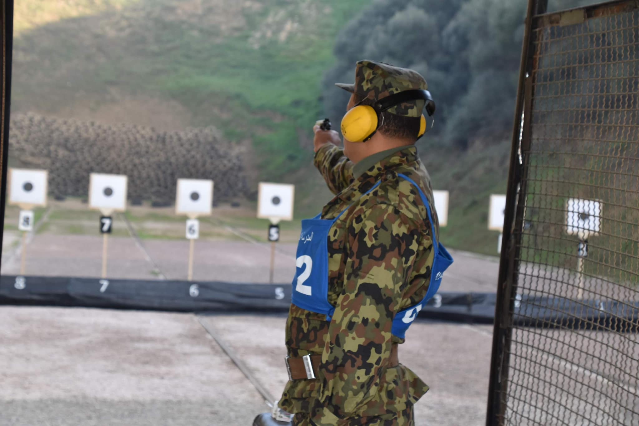 In pictures.. The National Military Championship between Schools for Pistol Shooting - Al-Hiwar Algeria