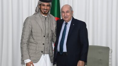 President Tebboune receives Sheikh Jassim bin Hamad Al Thani, Personal Representative of the Emir of the State of Qatar - Al-Hiwar Algeria