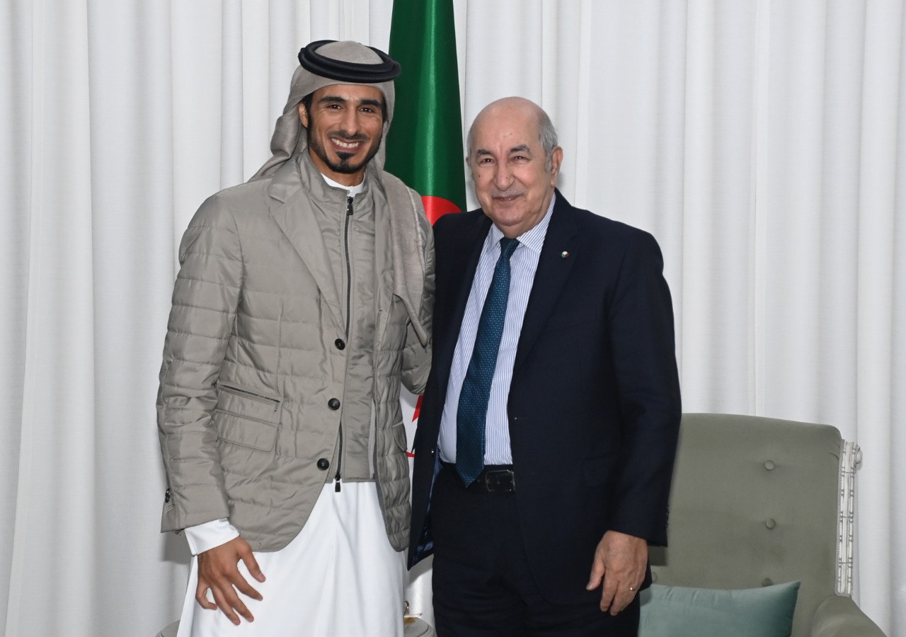 President Tebboune receives Sheikh Jassim bin Hamad Al Thani, Personal Representative of the Emir of the State of Qatar - Al-Hiwar Algeria