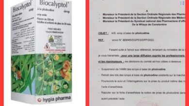 The Ministry of Health bans Biocalyptol and withdraws shares from the market