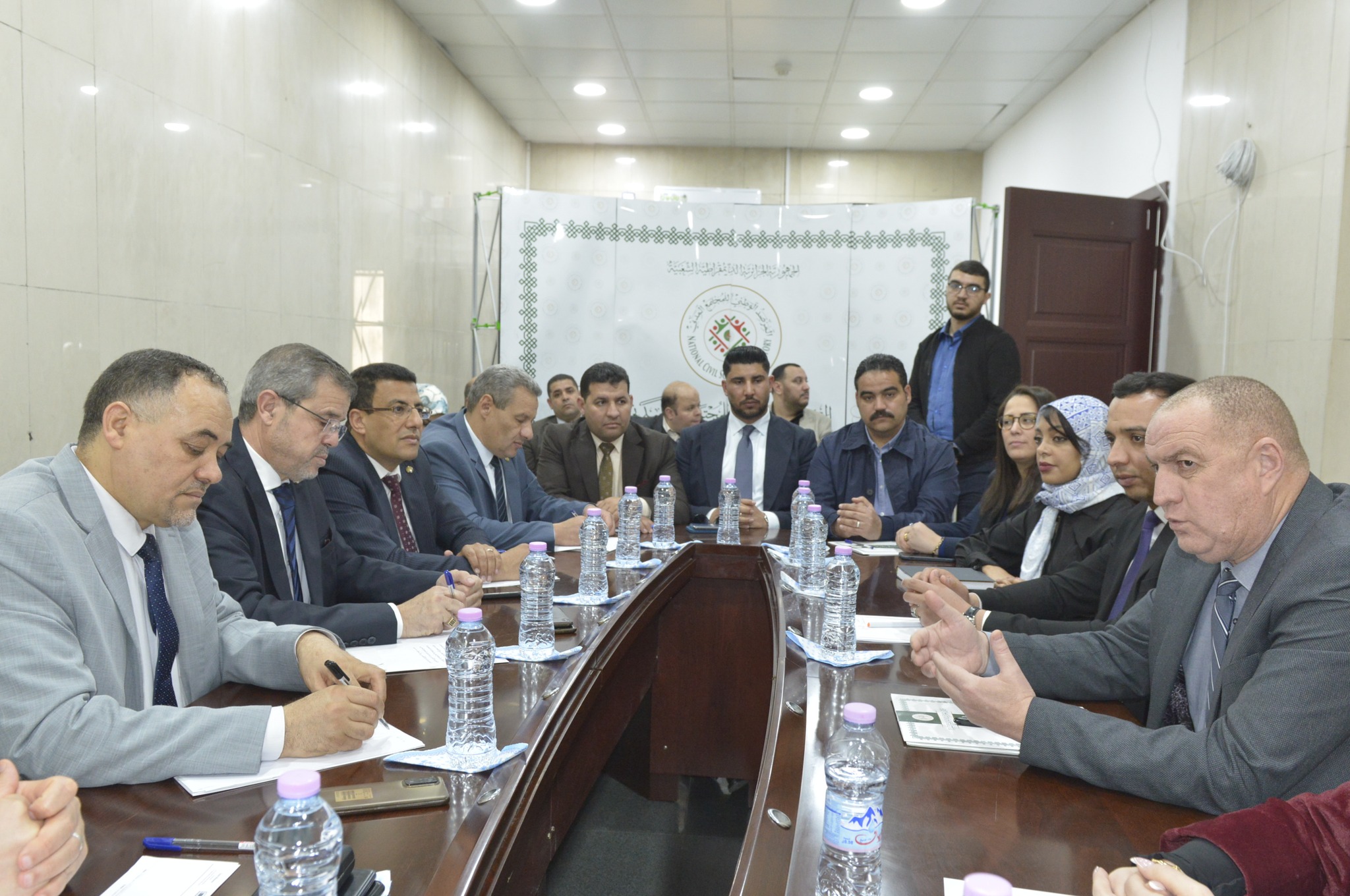 In pictures, Ben Brahem receives the heads of the parliamentary groups - Al-Hiwar Algeria