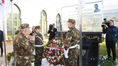 In pictures.. Lieutenant General Al-Said Chanegriha supervises the inauguration ceremony of the new headquarters of the Naval Forces Command - Al-Hiwar Al-Jazairia