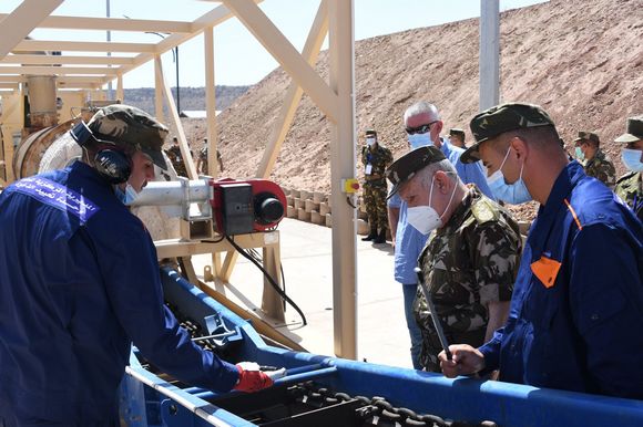 Lieutenant General Al-Said Shangriha on a working and inspection visit in the Algerian capital - Al-Houwar