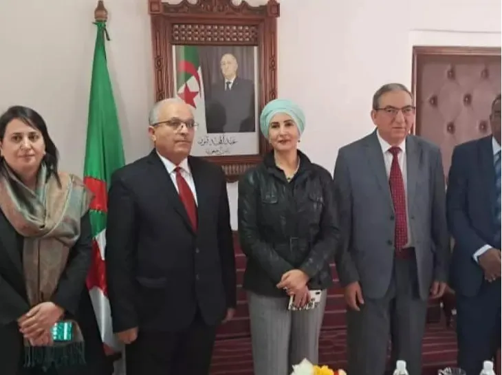 The inauguration of Professor Cherif Meribei as President of the Algerian Academy of the Arabic Language - Al-Hiwar Al-Jazairia