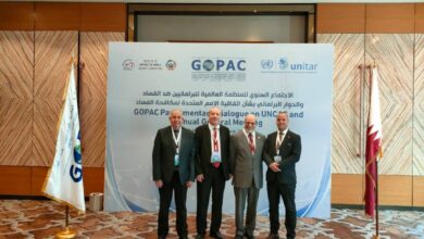 An Algerian delegation participates in Qatar in the parliamentary dialogue on the United Nations Convention against Corruption - the Algerian Dialogue