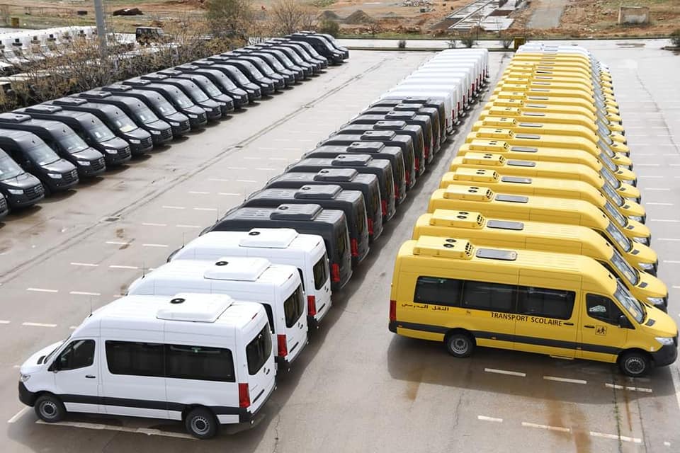 Delivery of 454 "Mercedes-Benz" vehicles for defense and security and public companies - El Hewar Algeria