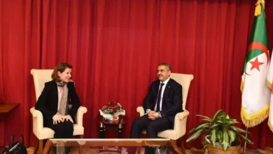 Hokkar receives the General Director of the French "Anji" group - Al-Hiwar Al-Jazaeryia