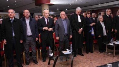 In pictures.. Representative Meziane Jouzi participates in a historical symposium on the role of lawyers in the national liberation revolution - Al-Hiwar Al-Jazaeryia