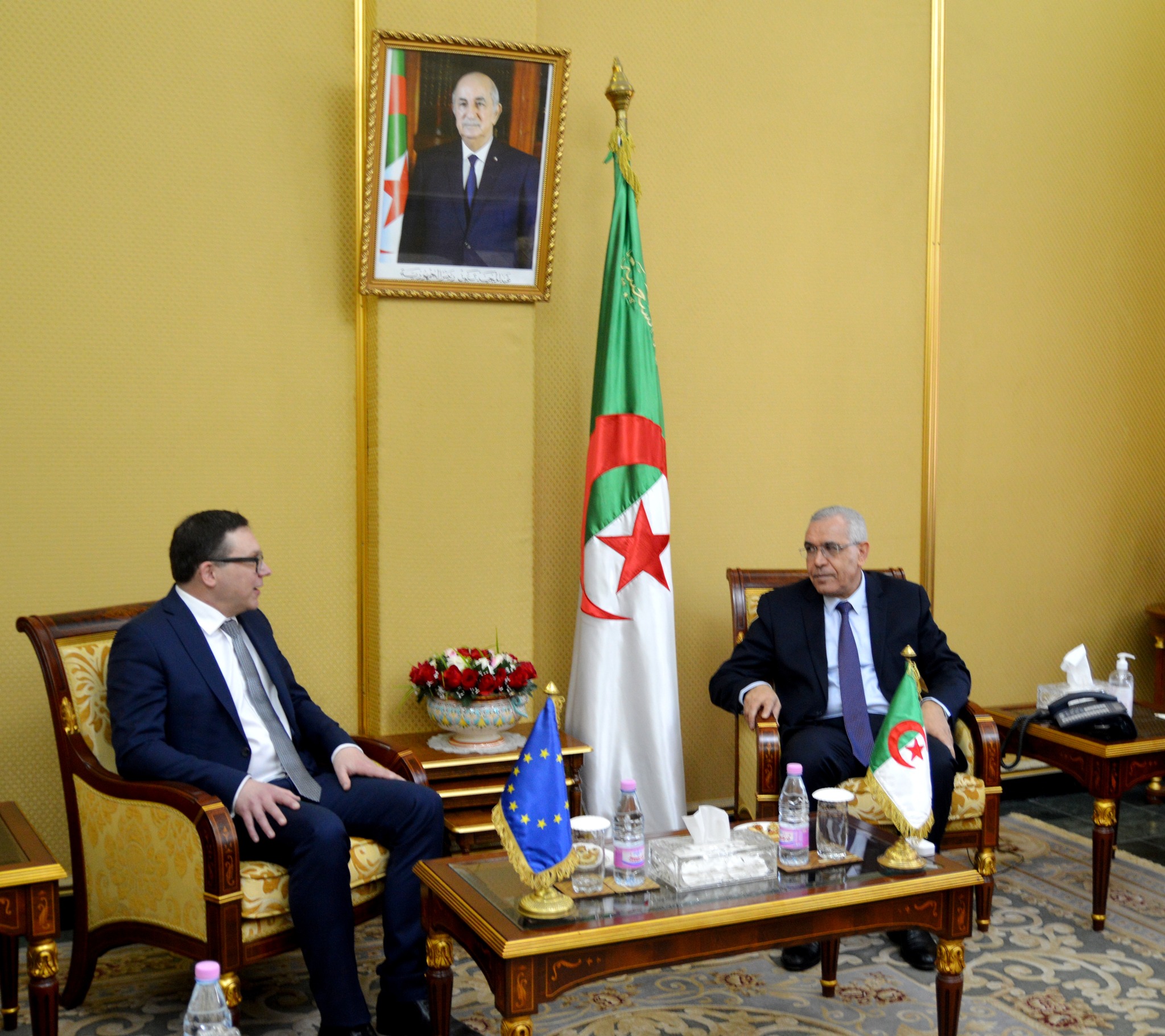 In pictures, a doctor receives the head of the European Agency for Judicial Cooperation in Criminal Matters - Al-Hiwar Algeria