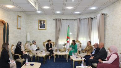 Masrati receives a delegation from the Algerian Organization for Economic Cooperation and Development - Al-Hiwar