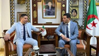 Pictures.. Hammadi receives the representatives of the state of Blida - Al-Hiwar Algeria