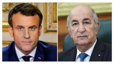 President Tebboune talks by phone with the French President - Al-Hiwar Al-Jazairia