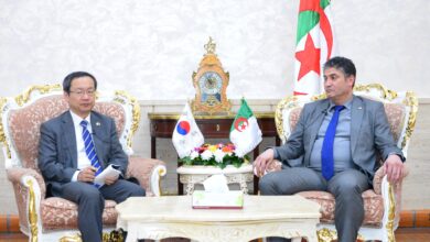 The Chairman of the Foreign Affairs Committee receives the Ambassador of the Republic of South Korea - Al-Hiwar Al-Jazaery