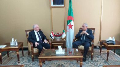 A doctor receives the Syrian ambassador Namir Wahib Ghanem - Al-Hiwar Al-Jazaeryya