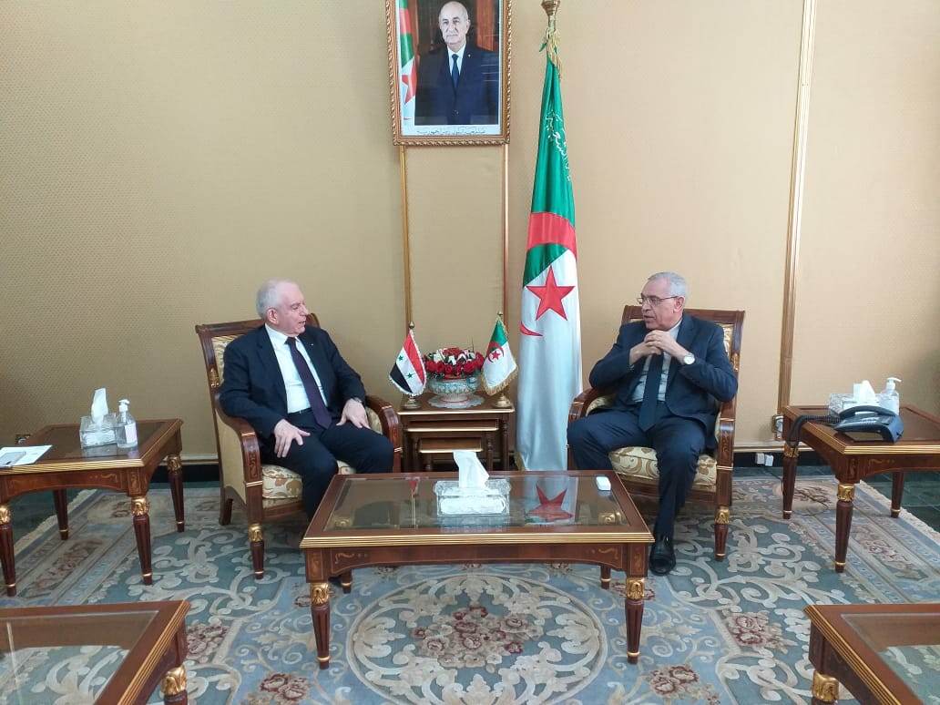 A doctor receives the Syrian ambassador Namir Wahib Ghanem - Al-Hiwar Al-Jazaeryya