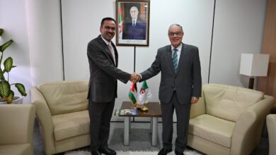 Ammar Blani receives the Ambassador of the Kingdom of Jordan to Algeria - Al-Hiwar Al-Jazaeryia