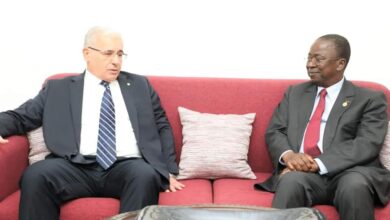 Council Speaker Ibrahim Bogali is received by the President of the Ivorian National Assembly - Al-Hiwar Al-Jazairia