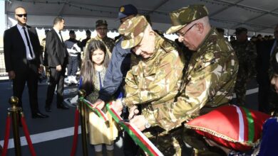 Lieutenant General Al-Said Chanegriha supervises the inauguration of the circumnavigation of the high seas "Al-Mustadi" - Al-Hiwar Al-Jazairia