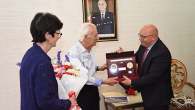 Rebecca receives the friend of the liberation revolution, Roji and Binter Halter - Al-Hiwar Al-Jazaeryia