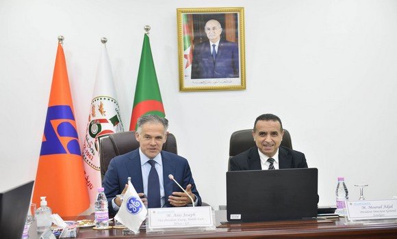 The President and General Manager of the "Sonelgaz" complex receives a delegation of General Electric officials - Al-Hiwar Algeria