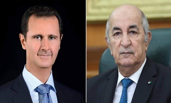 The President of the Republic receives congratulations from his Syrian counterpart - Al-Hiwar Al-Jazairia