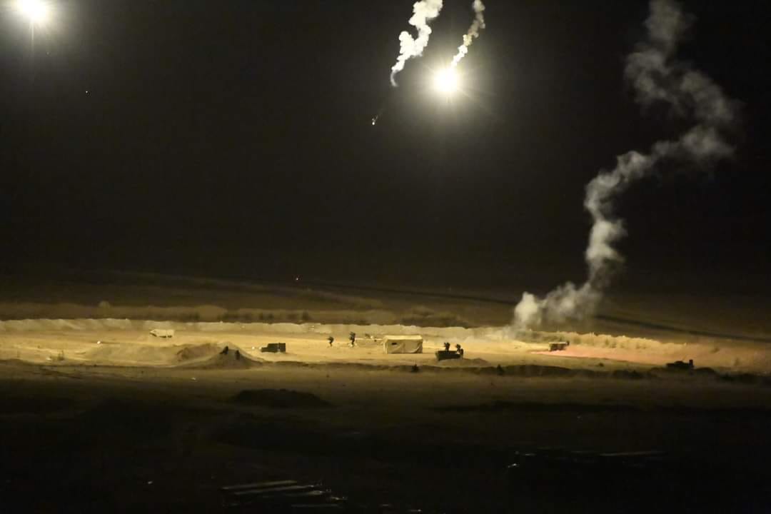 In pictures.. Lieutenant General Al-Said Chanegriha supervises the implementation of the night tactical exercise "Al-Israr-2023" - Al-Hiwar Al-Jazairia