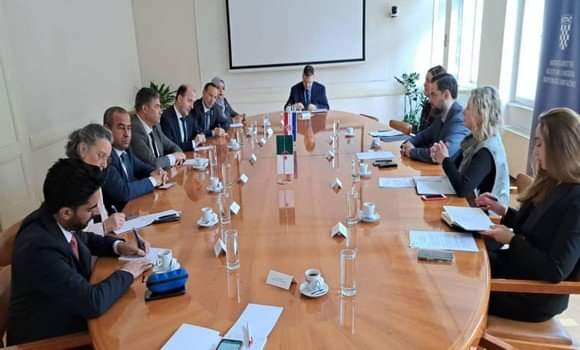 A delegation from the National People's Assembly meets the Secretary of State for Croatian Culture - Al-Hiwar Al-Jazairia