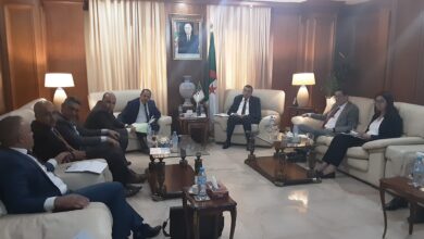 Arkab receives deputies of the National People's Assembly for the constituency of the Algerian state of Ain Defla - Hewar