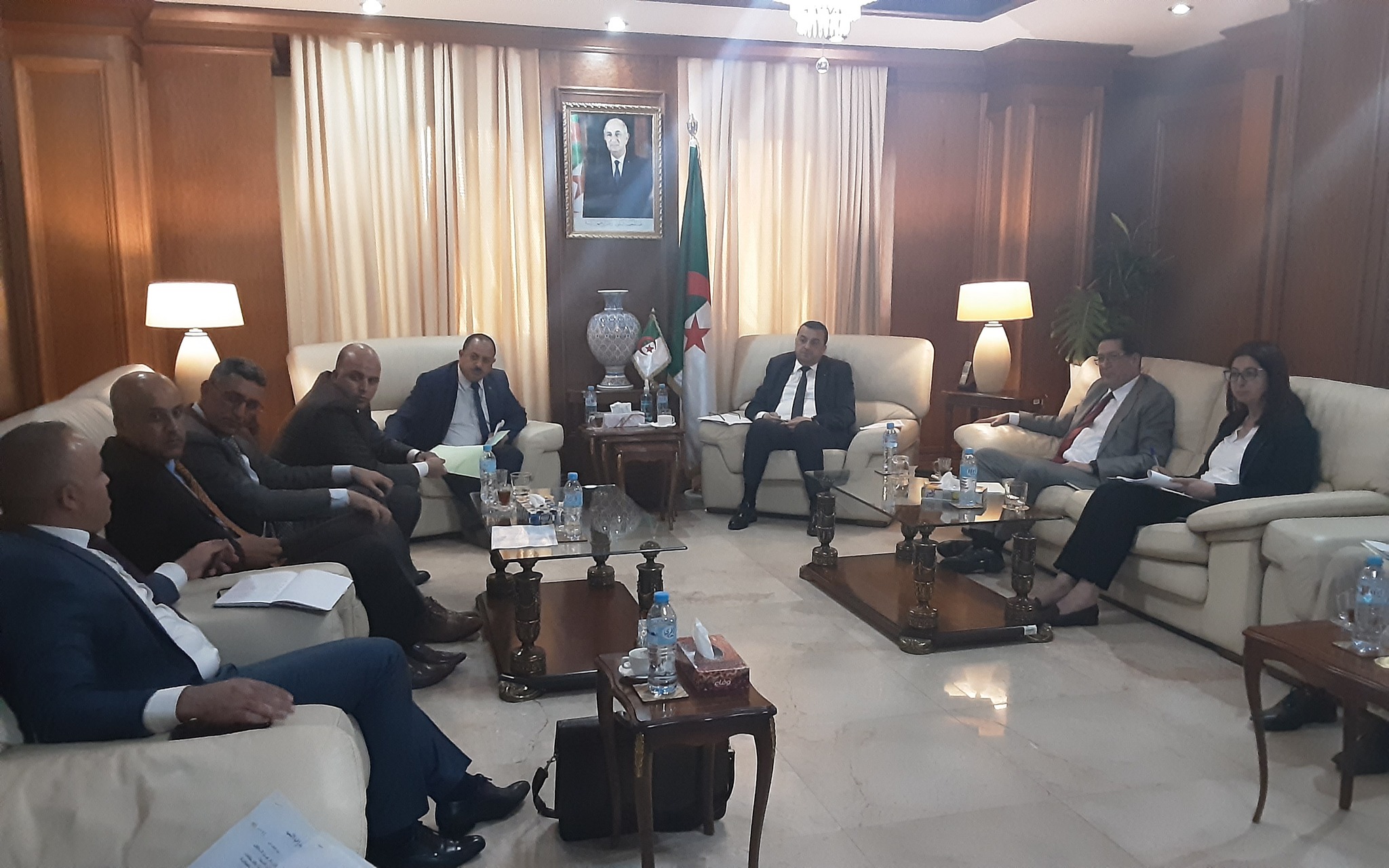 Arkab receives deputies of the National People's Assembly for the constituency of the Algerian state of Ain Defla - Hewar