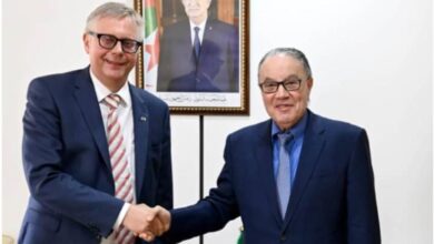 Blaney meets the Swedish ambassador to Algeria - Al-Hiwar Al-Jazaeryia