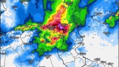 Heavy rain accompanied by hail, with a warning of floods - Al-Hiwar Al-Jazairia