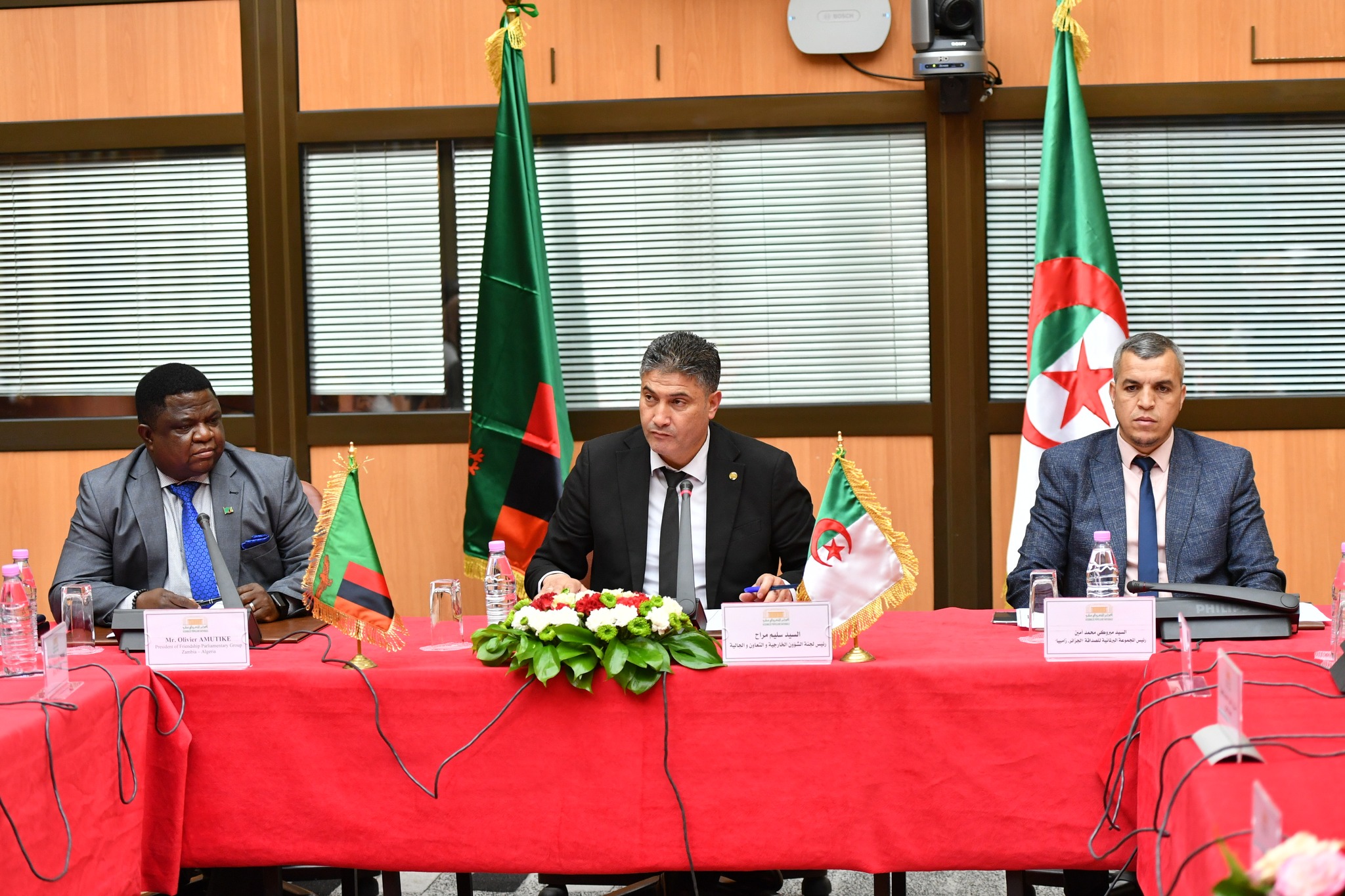 In pictures.. The inauguration of the friendship group "Algeria - Zambia" - Al-Hiwar Al-Jazairia