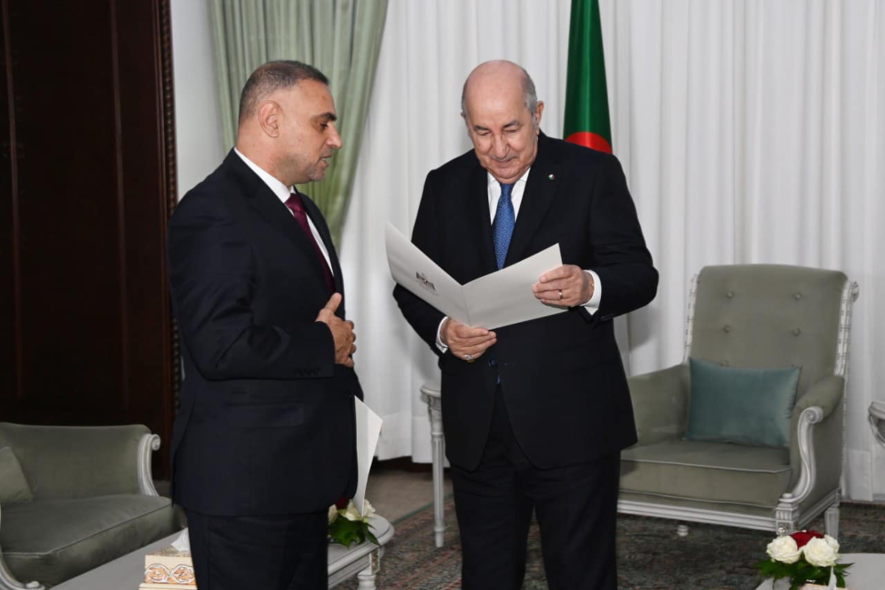 President Tebboune receives a message from the Palestinian President - Al-Hiwar Algeria