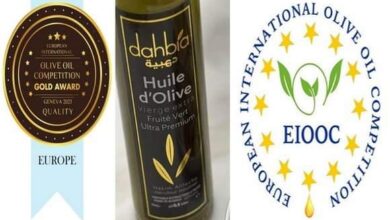 The "Golden" brand for olive oil production won the gold medal in an international competition in Switzerland - El Hewar Algeria