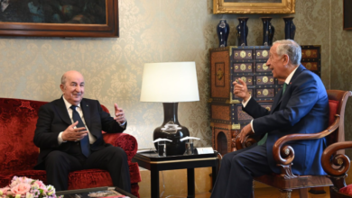 The Portuguese President holds a dinner banquet in honor of President Tebboune - Al-Hiwar Al-Jazaeryia