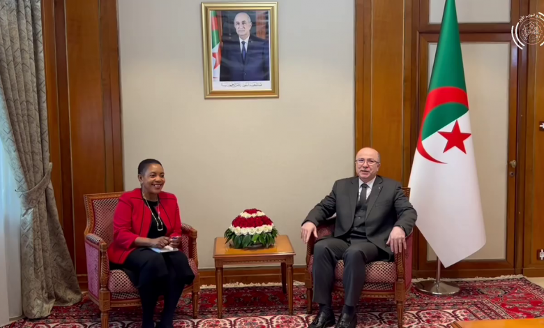 The Prime Minister receives the Speaker of the Parliament of Zambia - Al-Hiwar Al-Jazaery