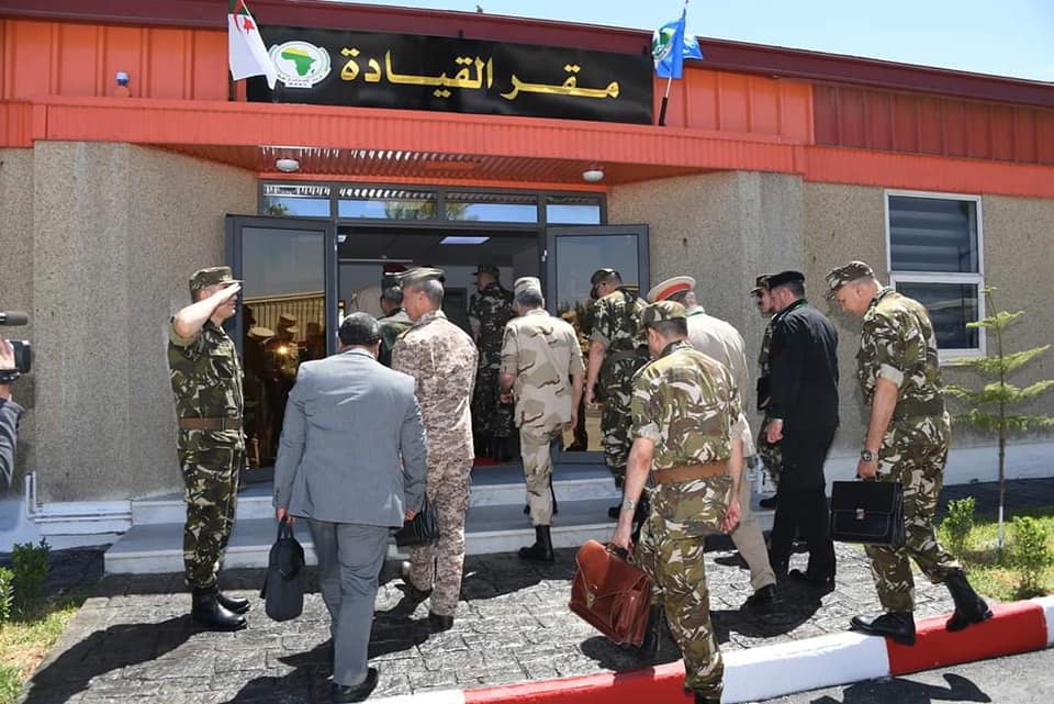 The delegations participating in the North African Defense Ministers' Council meeting visited the logistic base of the North African region's capacity in Jijel - Al-Hiwar Al-Jazaeryia