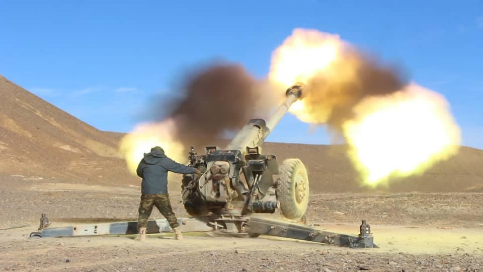 The desert army is targeting the trenches of the Moroccan occupation for the 784th day - Al-Hiwar Al-Jazairia