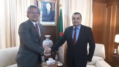 Arkab receives the Director of the General Secretariat of the Association of Energy Regulators of the Mediterranean Basin Countries - Al-Hiwar Algeria