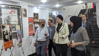 In pictures... The visit of the Minister of Culture and Arts to the trainees in the cinematic workshops - Al-Hiwar Al-Jazaeryia