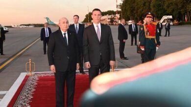 President Tebboune holds talks with Russian Prime Minister Mikhail Mishustin - Al-Hiwar Al-Jazairia