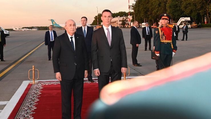 President Tebboune holds talks with Russian Prime Minister Mikhail Mishustin - Al-Hiwar Al-Jazairia